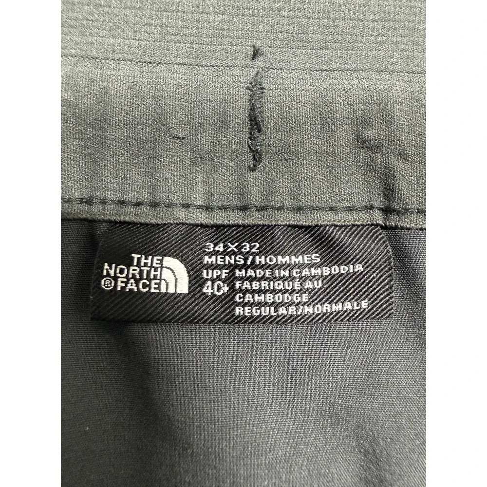 The North Face Pants Mens 34x31 Gray Hiking Stretch UPF Trail Khakis NF0A3G8D